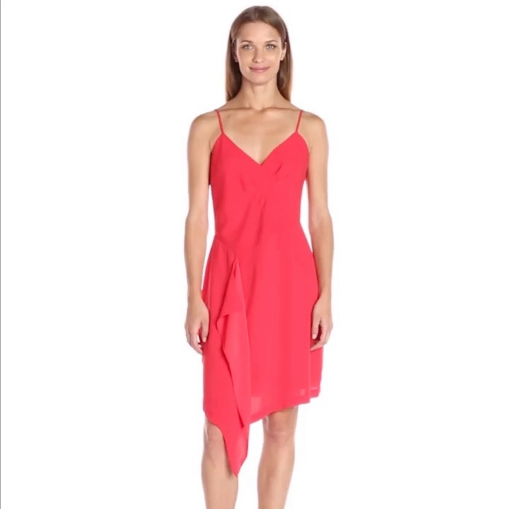 BCBGMAXAZRIA Cornelia Dress Berry Red